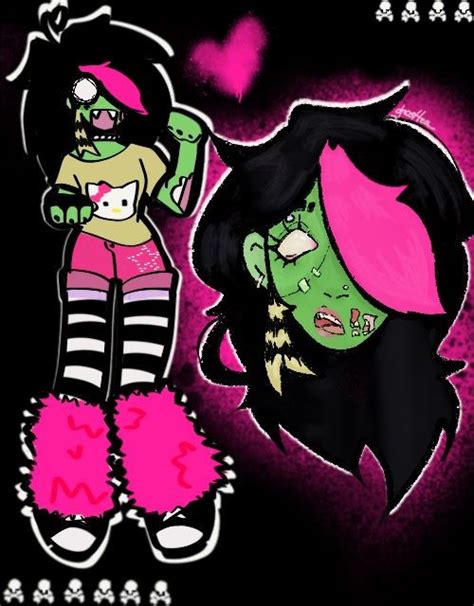 Scene Zombie O O Scene Kid Art Cute Art Styles Emo Art