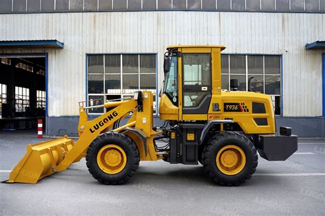 Farm Wheel Loader Lugong 2ton Payloader Articulated Mini Wheel Loader For Sale T936 China