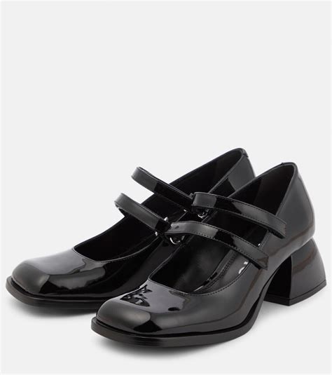 Nodaleto Bulla Bacara Patent Leather Mary Jane Pumps Nodaleto