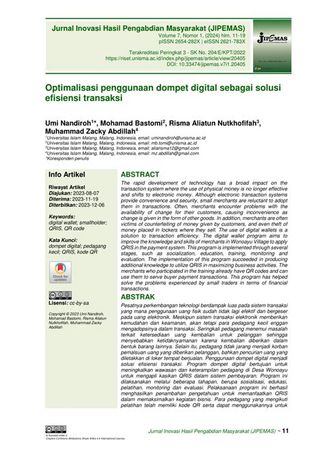 PDF Optimalisasi Penggunaan Dompet Digital Sebagai Solusi Efisiensi