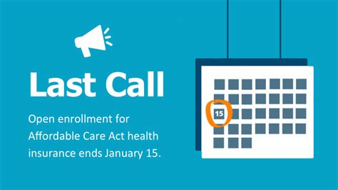 Last Call Open Enrollment Ends 2023