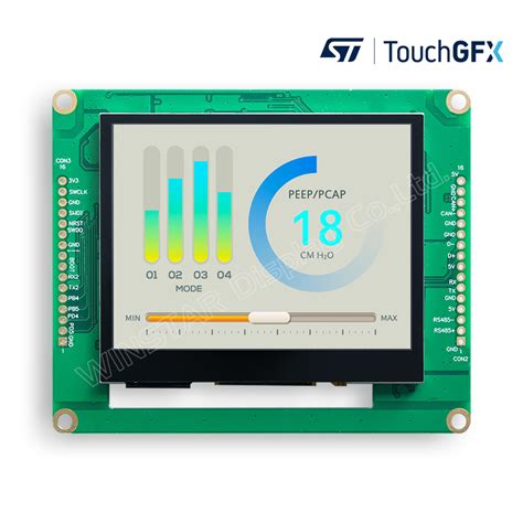 35 Inch Rs485 Modbus Smart Tft Display With Projected Capacitive Touch