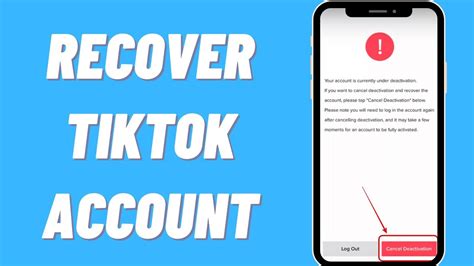 How To Recover TikTok Account Without Email Or Phone Number YouTube