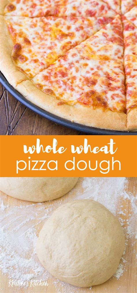 Whole Wheat Pizza Dough Recipe