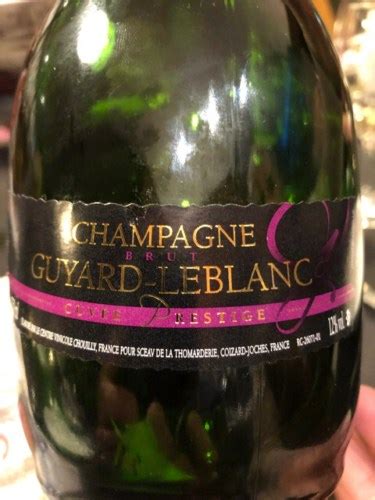 Guyard Leblanc Cuvée Prestige Brut Champagne Vivino US