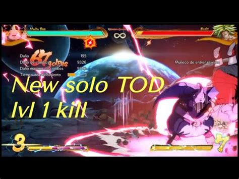 Dbfz Majin Buu New Solo Tod Lvl Kill Youtube