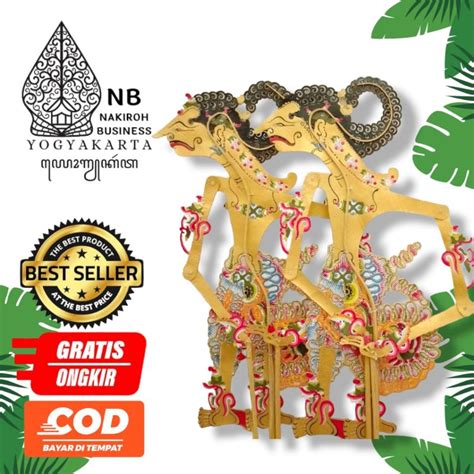 Jual Wayang Kulit Asli Nakula Sadewa Cm Standar Dalang Shopee