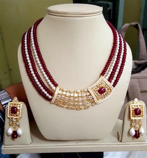 Pin By Parva Jewellers On Ct Cz Jewellery Jewelry Design Necklace