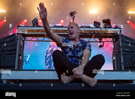 Bodelva, Cornwall,, UK. Saturday 15 June 2024 Fatboy Slim English ...