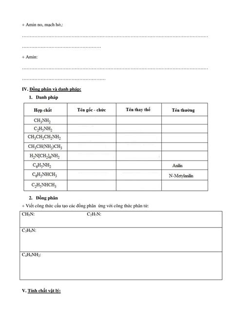 SOLUTION Hoa Hoc 12 Ly Thuyet Amin Amino Axit Protein Studypool