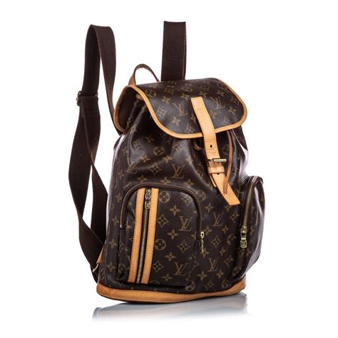 Louis Vuitton Vintage Monogram Bosphore Backpack Brown Canvas And