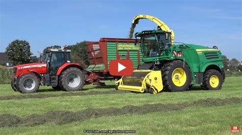 Agriculturespotter Gras Hakselen In Ederveen Met Een John Deere