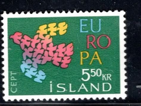 EUROPE EUROPA CEPT Iceland Island Stamps Mint Never Hinged Lot 1180Aea