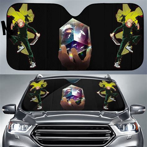 Jujutsu Kaisen Anime Car Sunshade Yuji And Sukuna Crystal Rubik Sun