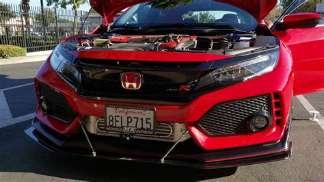 2017 Honda Civic Type R On A Nitrous Kit Omomotorsports Youtube