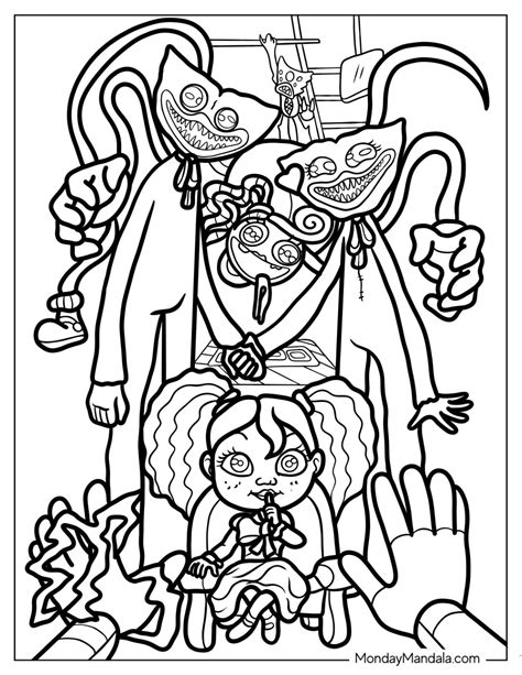 Poppy Playtime Coloring Pages Free Pdf Printables Artofit