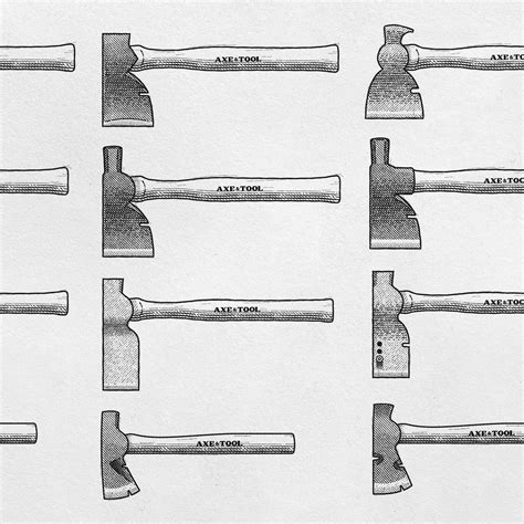 An Illustrated List Of Axe Types 122 And Counting Raxecraft