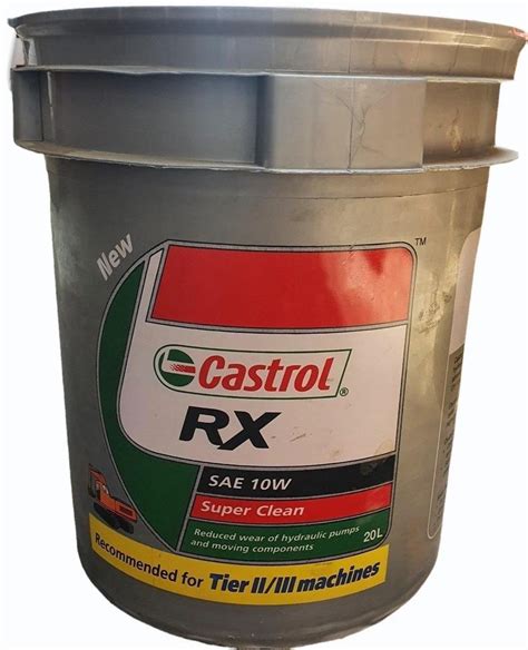 Tier Machine 20 L Castrol RX SAE 10W Hydraulic Oil For Automobile At