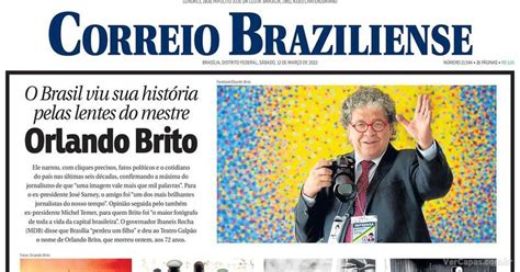 Capa Correio Braziliense Edi O S Bado De Mar O De