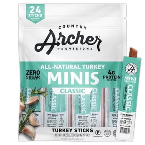 Country Archer Mini Classic Turkey Sticks 046 Oz 24 Pk