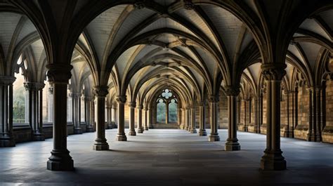 Premium Ai Image Glasgow University Cloisters Panorama