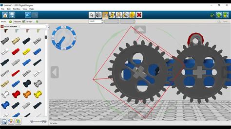 Engranajes G1 A G5 Lego Digital Designer LDD YouTube