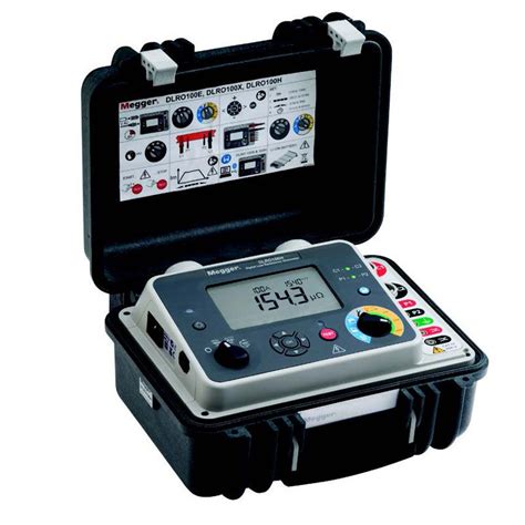 Megger Dlro Eb Portable Digital Low Resistance Ohmmeter