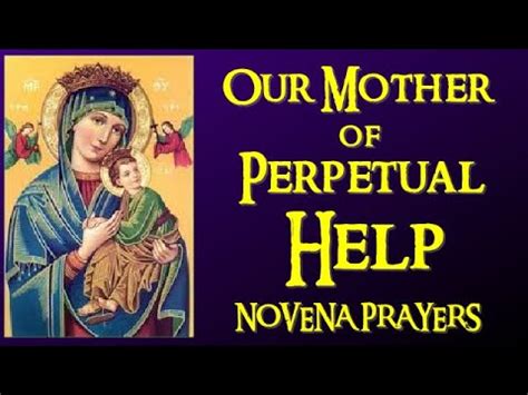 NOVENA TO OUR MOTHER OF PERPETUAL HELP PRAY FOR US BACLARAN