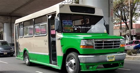 Transporte P Blico Autobuses Y Microbuses Cdmx Microb S Ford Capre Cosmo