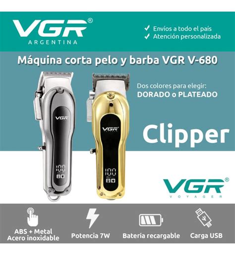 M Quina Cortar Pelo Vgr V Profesional Inal Mbrica Usb Dorado Vgr