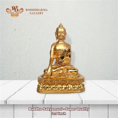 Jual Patung Rupang Arca Logam Buddha Sakyamuni 2 5 Inch Super Quality