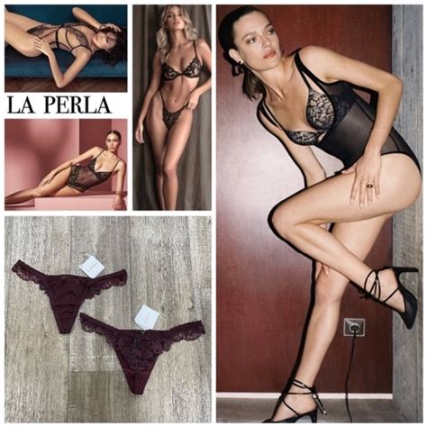 La Perla Intimates And Sleepwear New La Perla Silk Sheer Lace Mesh