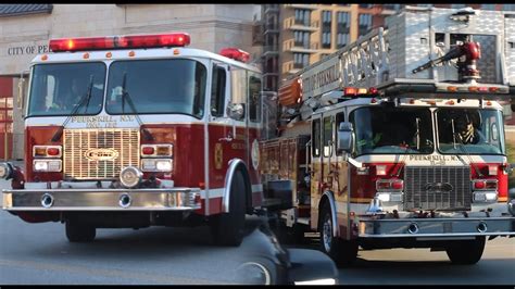 2000s E ONES Peekskill Fire Engine 130 Engine 131 Tower Ladder