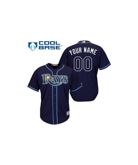 Customized Tampa Bay Rays Jersey, Personalized Rays Apparel