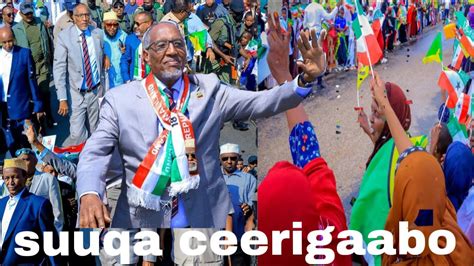 Madaxweyne Muuse Oo Kormeer Ku Maray Suuqa Weyn Ee Ceerigaabo Iyo Qacda