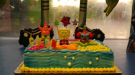 SpongeBob Birthday Cake for a SpongeBob Themed Party! Spongebob ...