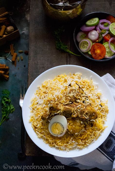 Kolkata Style Chicken Biryani Easy Recipes To Peek And Cook Peekncook