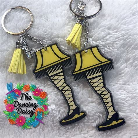 Leg Lamp Acrylic Key Chain Blank Moxie Vinyls