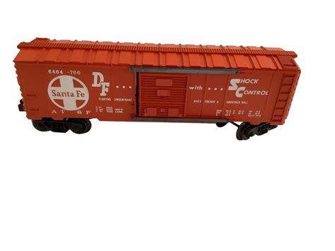 Lot Lionel Postwar 6464 700 Santa Fe Boxcar