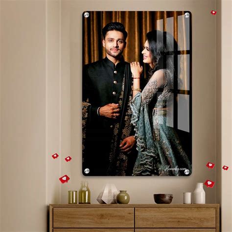 Personalised Acrylic Photo Print High Quality Glossy Finish