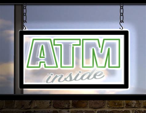 amazoncom neonfree led atm  sign    office products