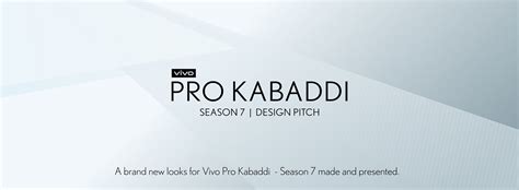 Vivo Pro Kabaddi Design Pitch | Season 7 on Behance