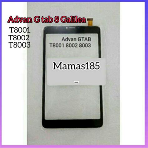 Jual Touchscreen Advan Gtab Galilea 8001 8002 8003 Original Layar 8inch