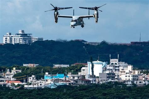 Avi O Militar Dos Eua Oito Tripulantes Cai No Jap O Diz Guarda