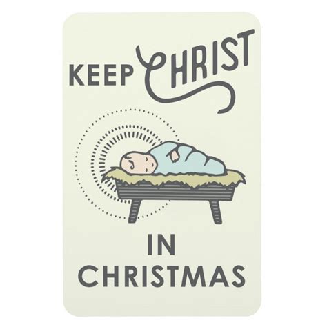 Keep Christ In Christmas Car Magnet Zazzle