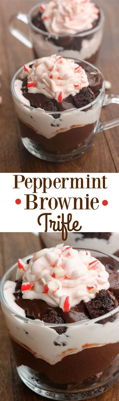 Peppermint Brownie Trifle Tastes Better From Scratch Peppermint