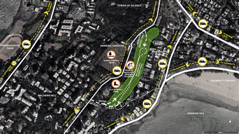 Malabar Hill Forest Trail Mumbai India Visualization