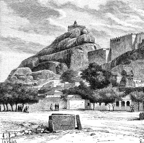 The Rock Fort Temple Of Tiruchirapalli by Print Collector