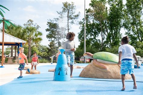 Highly Anticipated Splash Pad Opens In James F Holland Park Askflagler