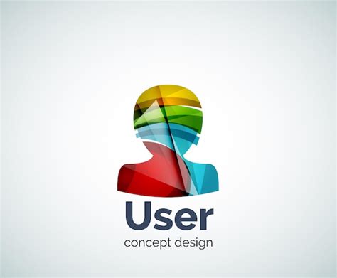 Premium Vector User Avatar Logo Template